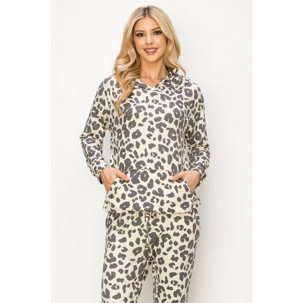 SAFARI CHIC TOP Beige Grey Stylish Wardrobe
